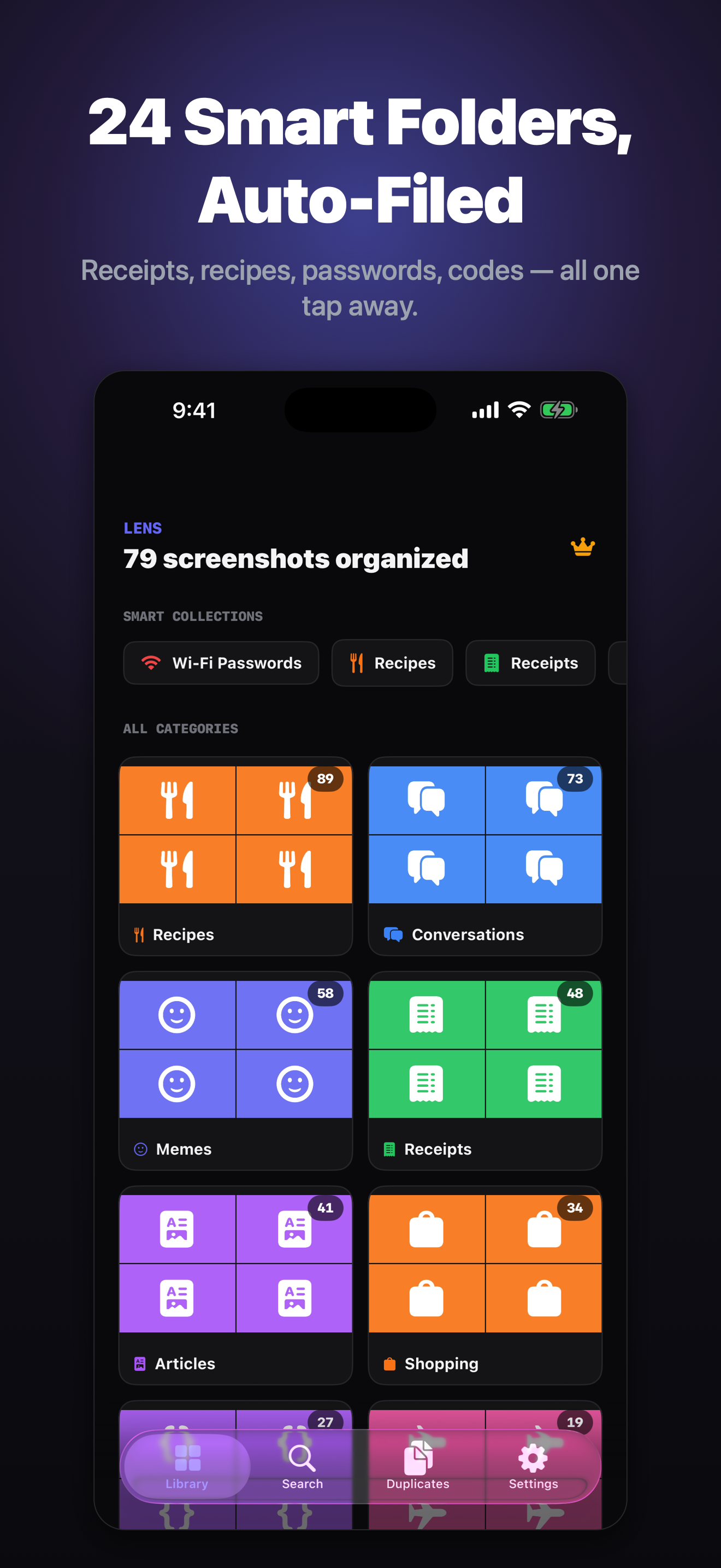Smart folders
